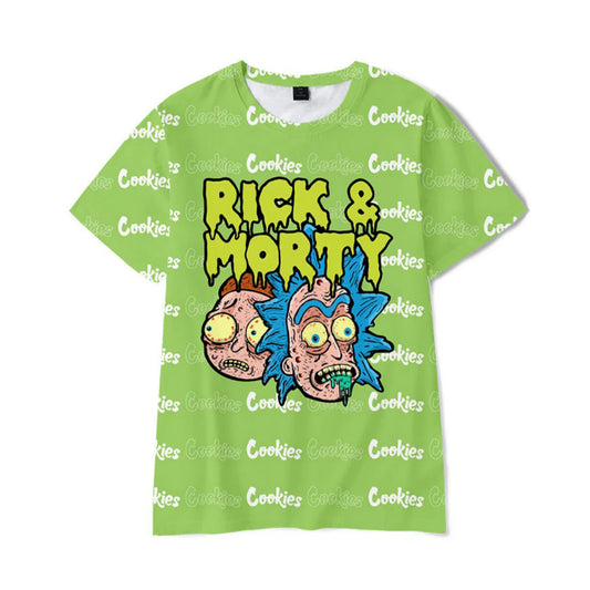 Green Ricky Polyester Short Sleeve T-Shirt
